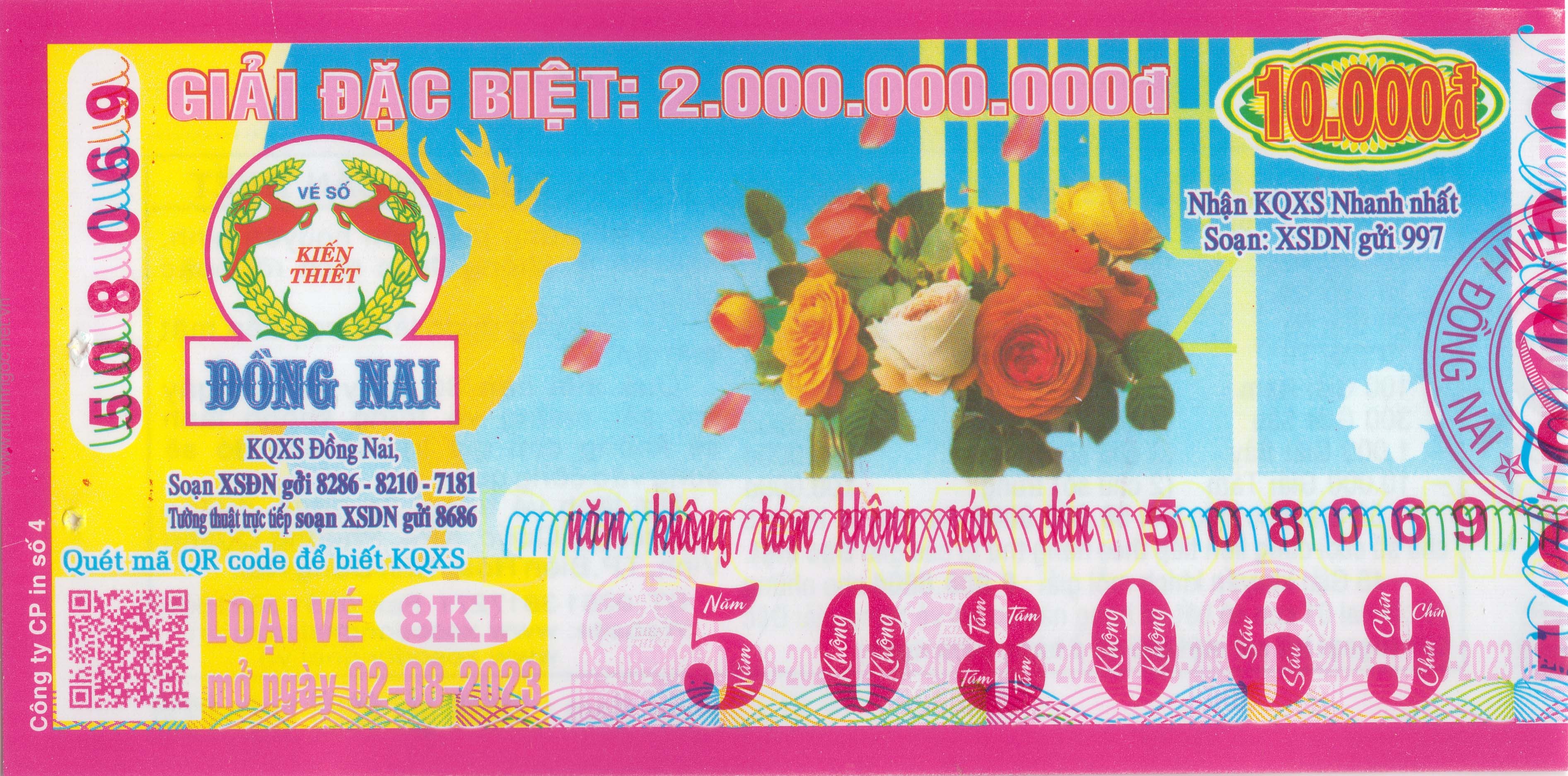 Mẫu Vé Số Đồng Nai Kiểm Tra Đối Chiếu Khi Đổi Số Trúng - Minh Ngọc™